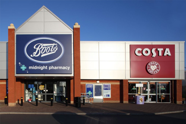 B.Melling - Landlords work in splitting large retail unit to accommodate 3 High street names including new frontage