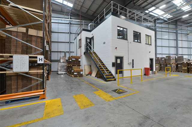 Demolition of existing factory & construction of new purpose built factory & warehouse 11