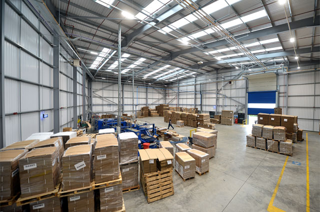 Demolition of existing factory & construction of new purpose built factory & warehouse 14