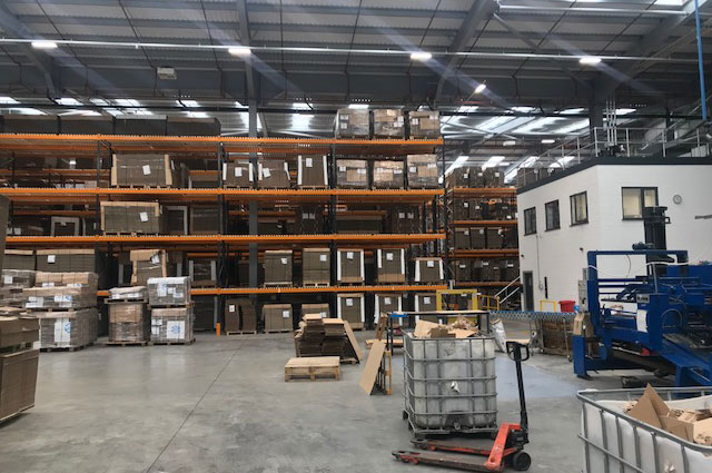 Demolition of existing factory & construction of new purpose built factory & warehouse 18