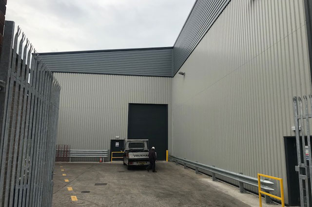 Demolition of existing factory & construction of new purpose built factory & warehouse 7