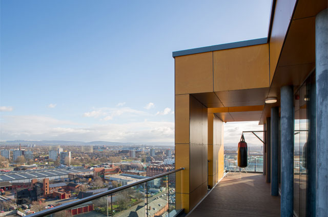 Refurbishment of prestigious 18th-floor residential block gym & swimming pool 4